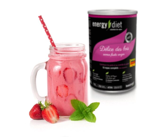 Zemeņu kokteiļu enerģijas diēta